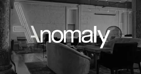 Homepage of Anomaly, a creative and business agency