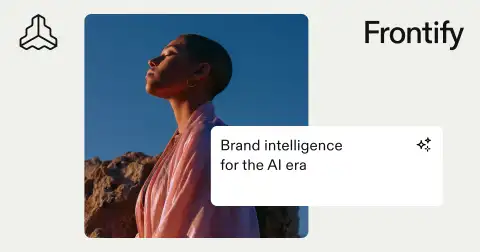 Homepage of Frontify, a brand management platform